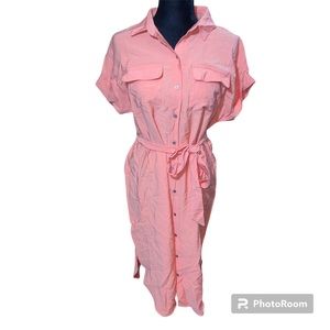 ANN TAYLOR Factory Shirt Sleeve Shirt Dress